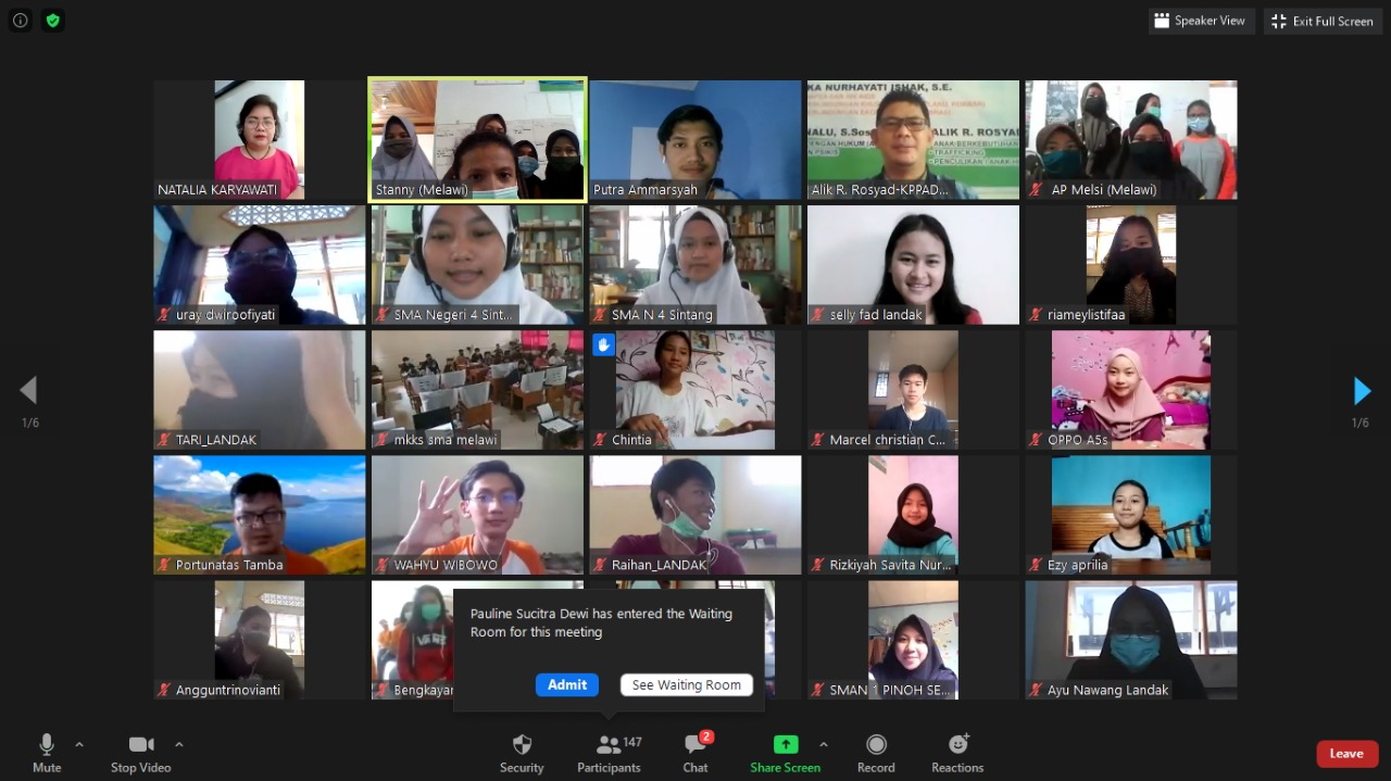 Webinar WVI “Pencegahan Eksploitasi Seksual Anak di Kalimantan Barat”